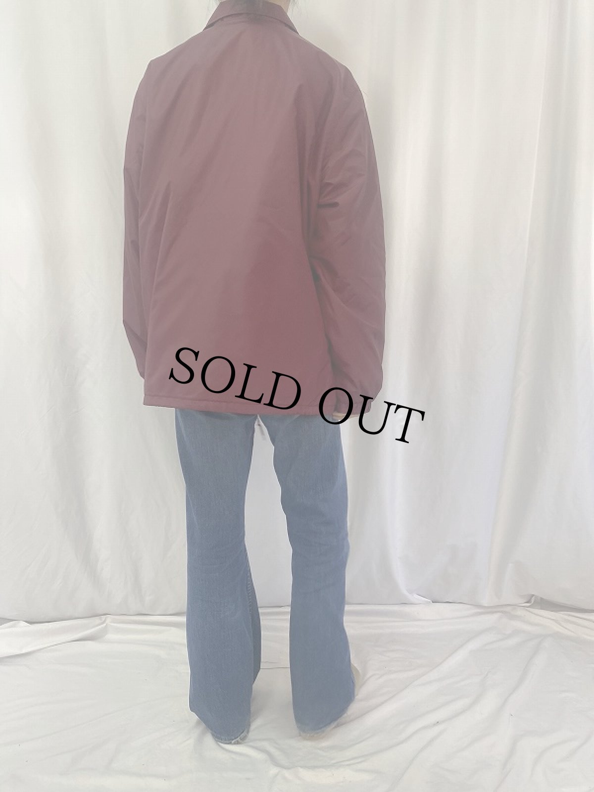 画像4: 80's L.L.Bean USA製 チンスト付き ナイロンコーチジャケット XLT (4)