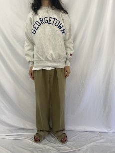 画像2: 90's MV SPORT PRO WEAVE "GEORGETOWN" ワッペン付きスウェット L (2)