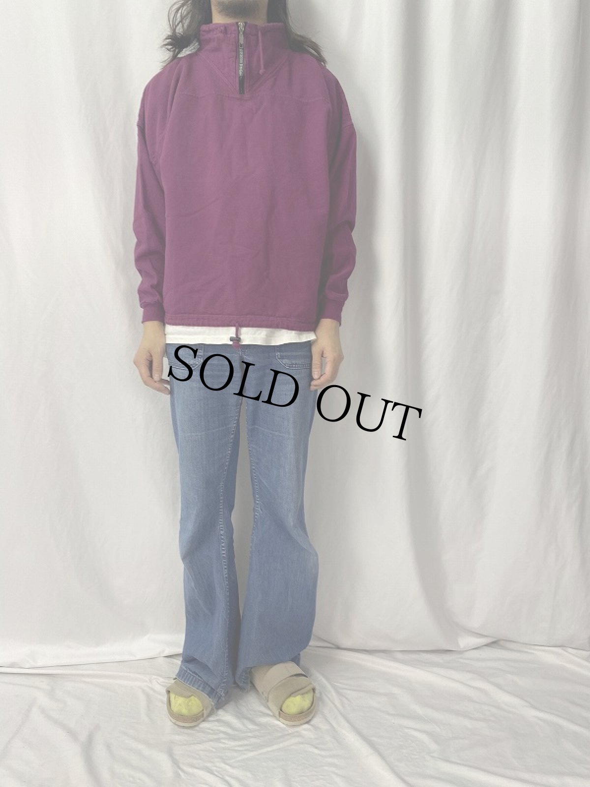 画像2: EZZE WEAR CANADA製 プルオーバージャケット S-M (2)