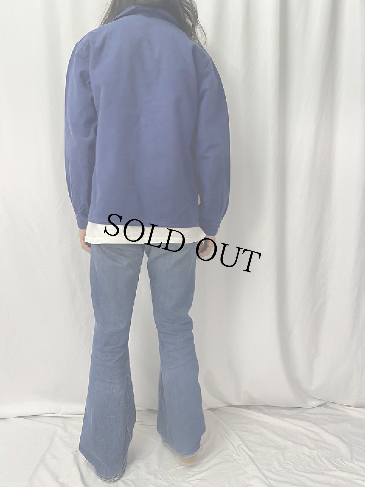 画像4: 60〜70's EURO コットンツイルカバーオール (4)