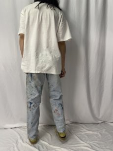 画像4: 90's Levi's 550 USA製 ペンキペイント デニムパンツ W33 (4)