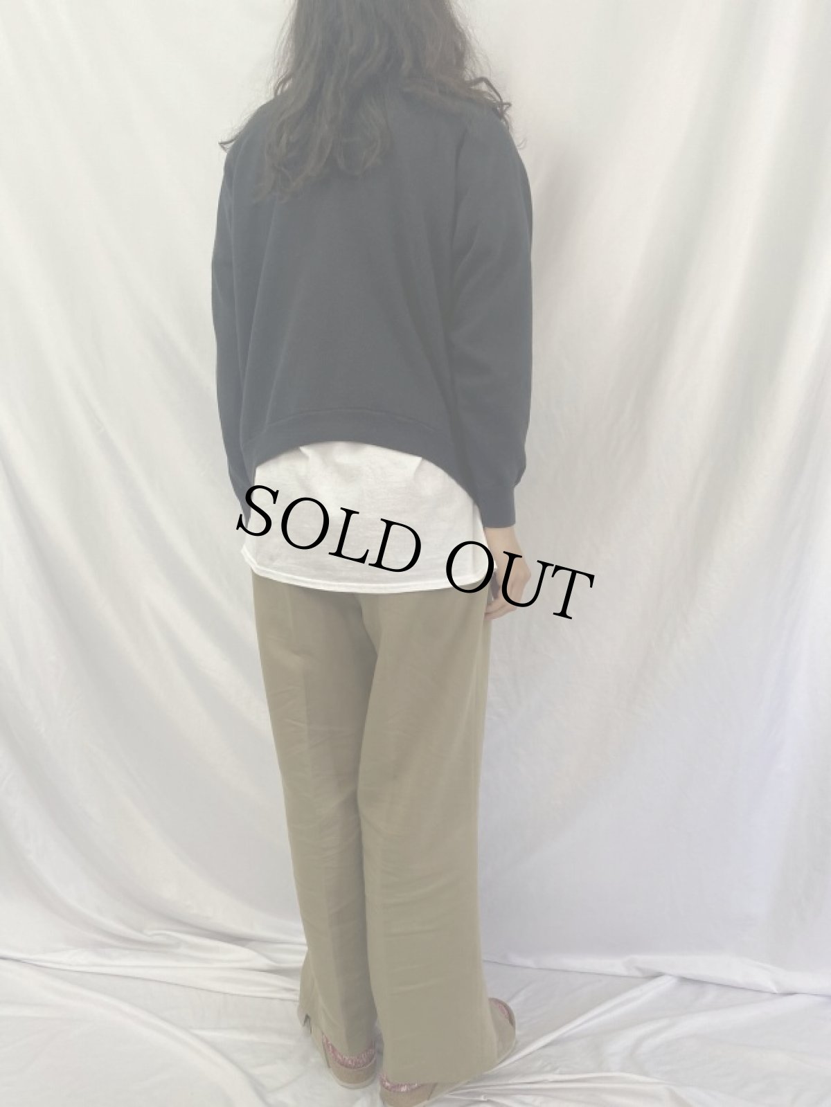 画像5: 80's Tultex USA製 "WAKE FOREST" プリントラグランスウェット XL (5)