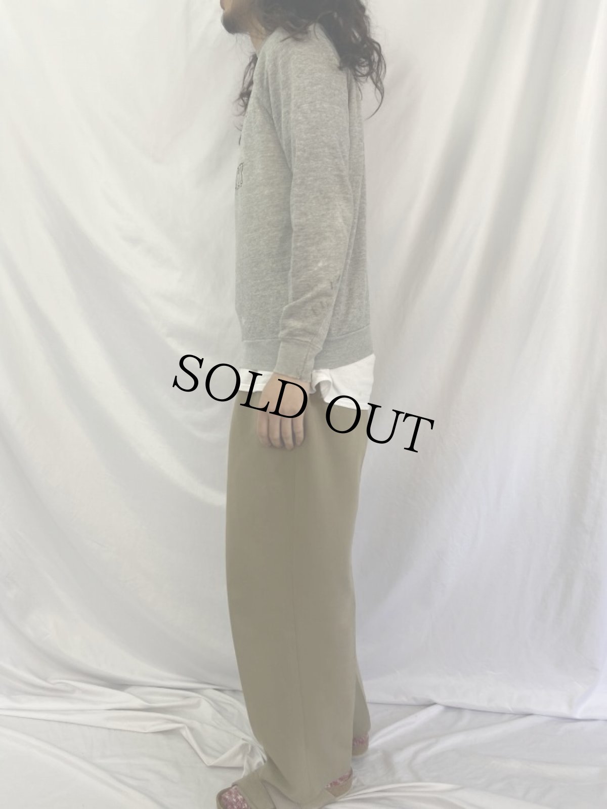 画像3: 80's "OVER THE HILL UNIVERSITY" プリントラグランスウェット (3)