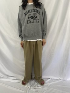 画像3: 90's JERZEES USA製 "MANCHESTER COLLEGE" プリントスウェット 2XL (3)