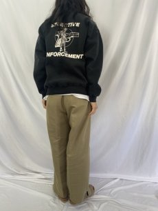 画像5: 90's FRUIT OF THE LOOM SUPER COTTON USA製 "POLICE" プリントスウェット L (5)