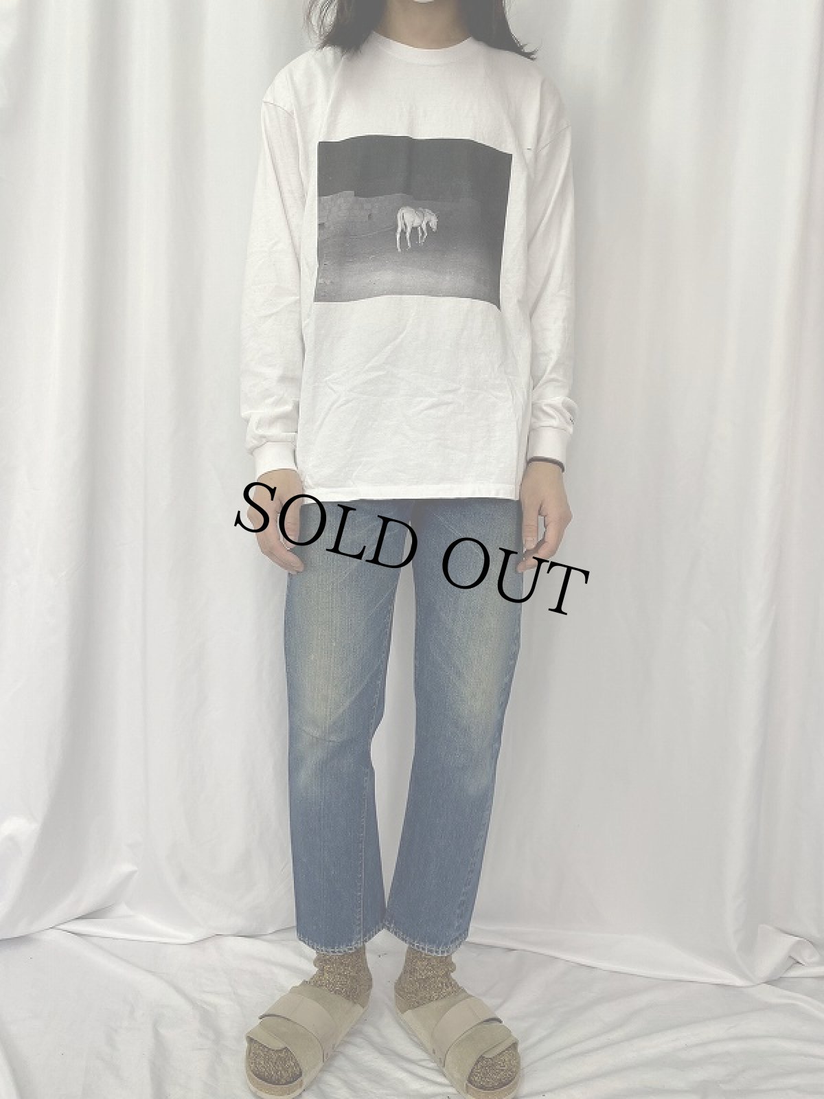 画像2: 60〜70's LEVI'S 505-0217 BIGE デニムパンツ 大文字表記 W29 (2)