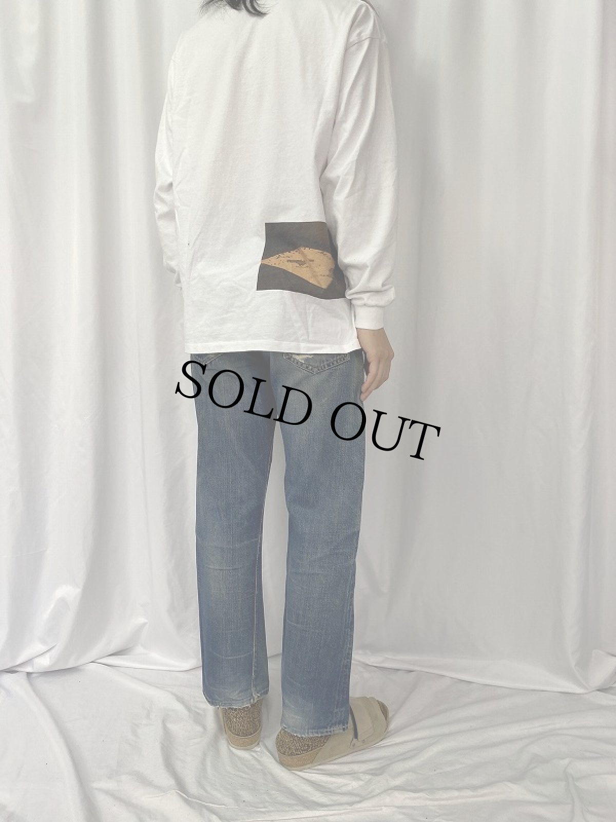 画像4: 60's LEVI'S 501 BIGE S TYPE デニムパンツ W31 (4)