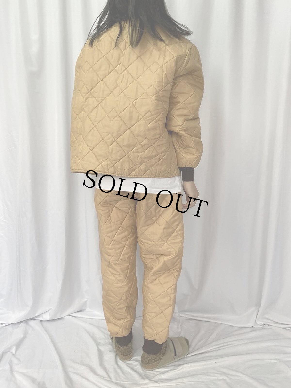 画像4: 60's キルティングジャケット/パンツ SETUP XL (4)