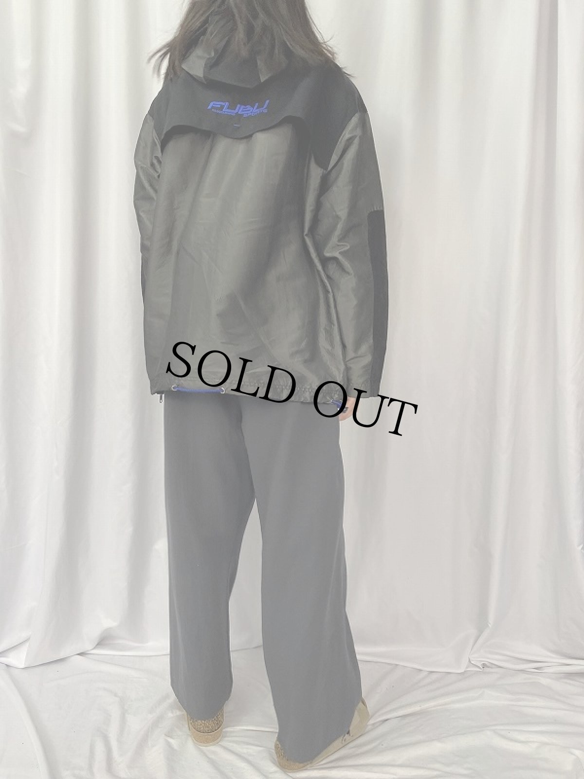 画像4: 90's FUBU ナイロンアノラックパーカー L (4)