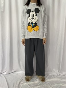 画像2: 90's Disney 青パンミッキー プリントスウェット (2)