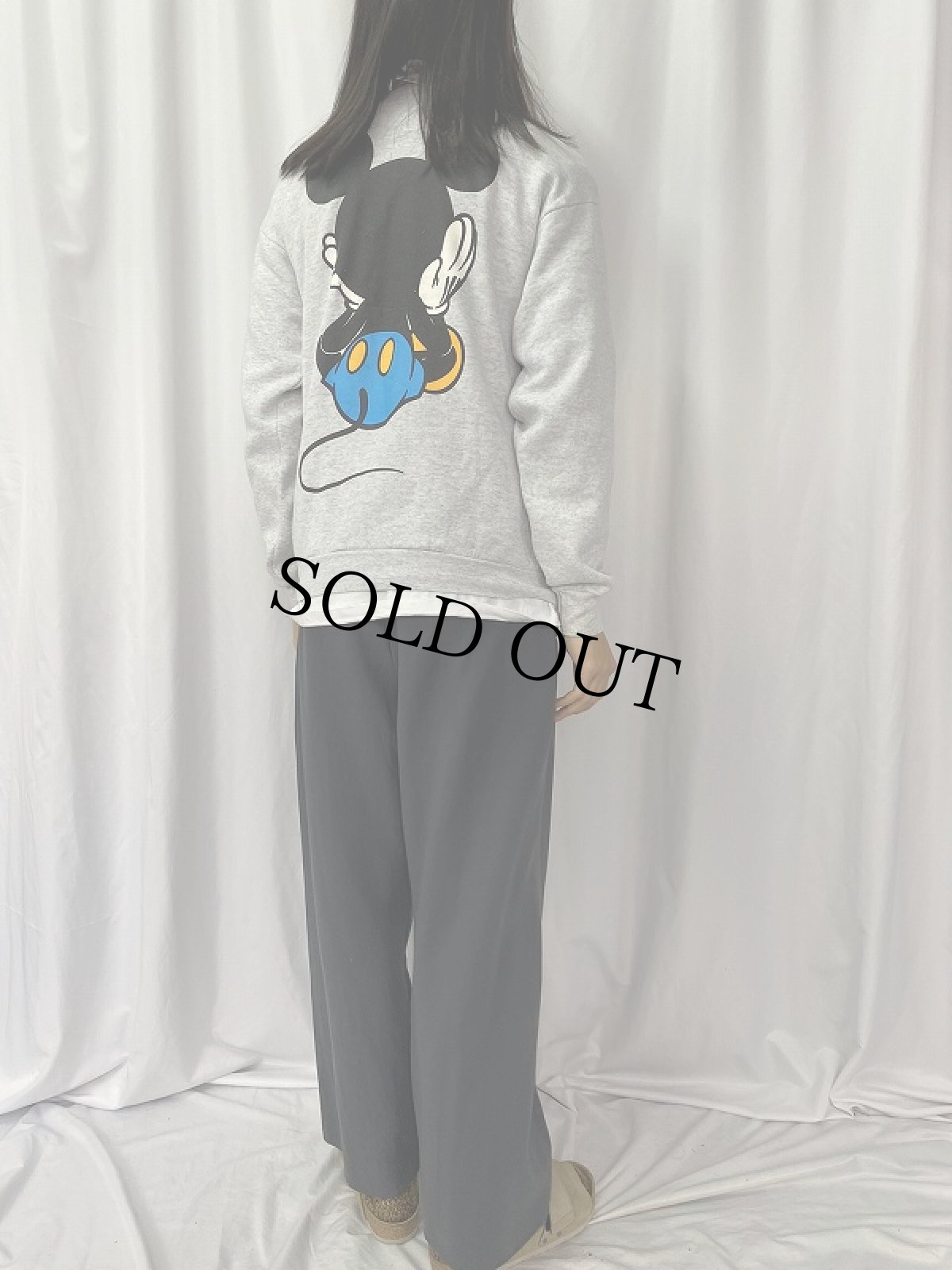 画像4: 90's Disney 青パンミッキー プリントスウェット (4)