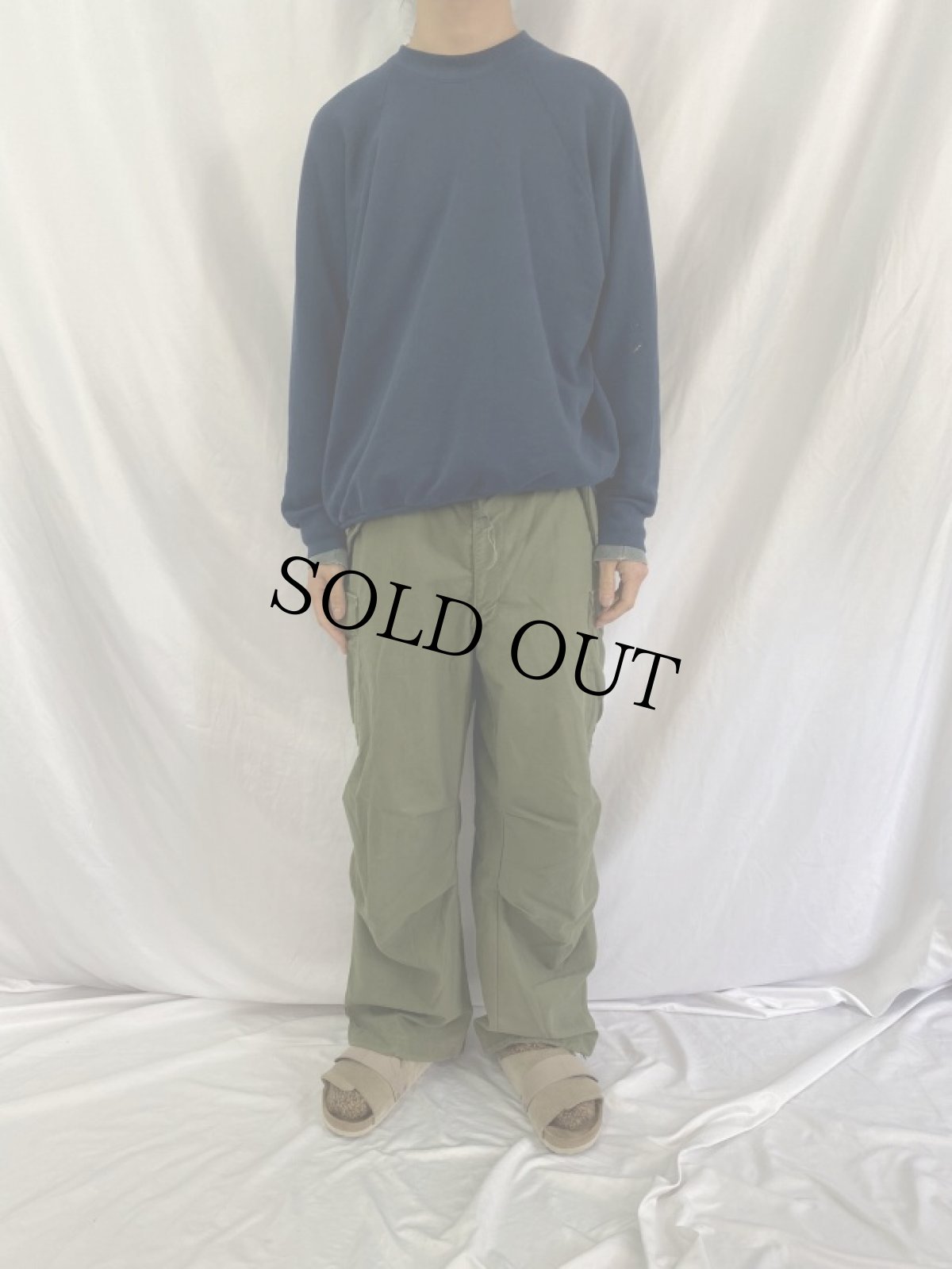 画像2: 70's U.S.MILITARY M-65 フィールドパンツ LARGE-REGULAR (2)