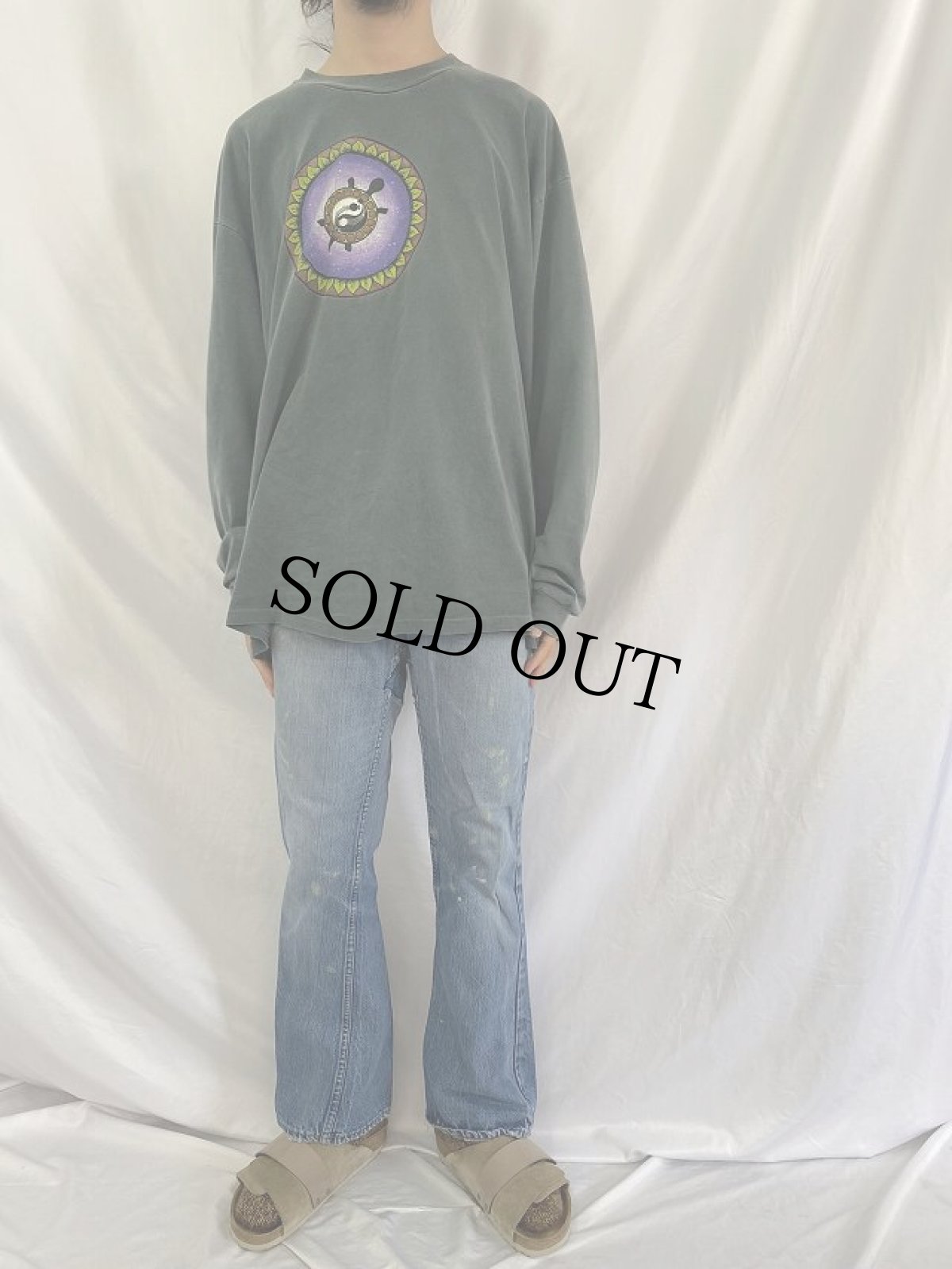 画像2: 70's Levi's 646 ベルボトムデニムパンツ W32 (2)