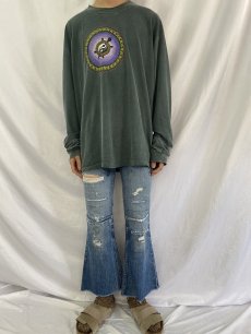 画像2: 70's Levi's 646 ブランクタブ ベルボトムデニムパンツ W28 (2)