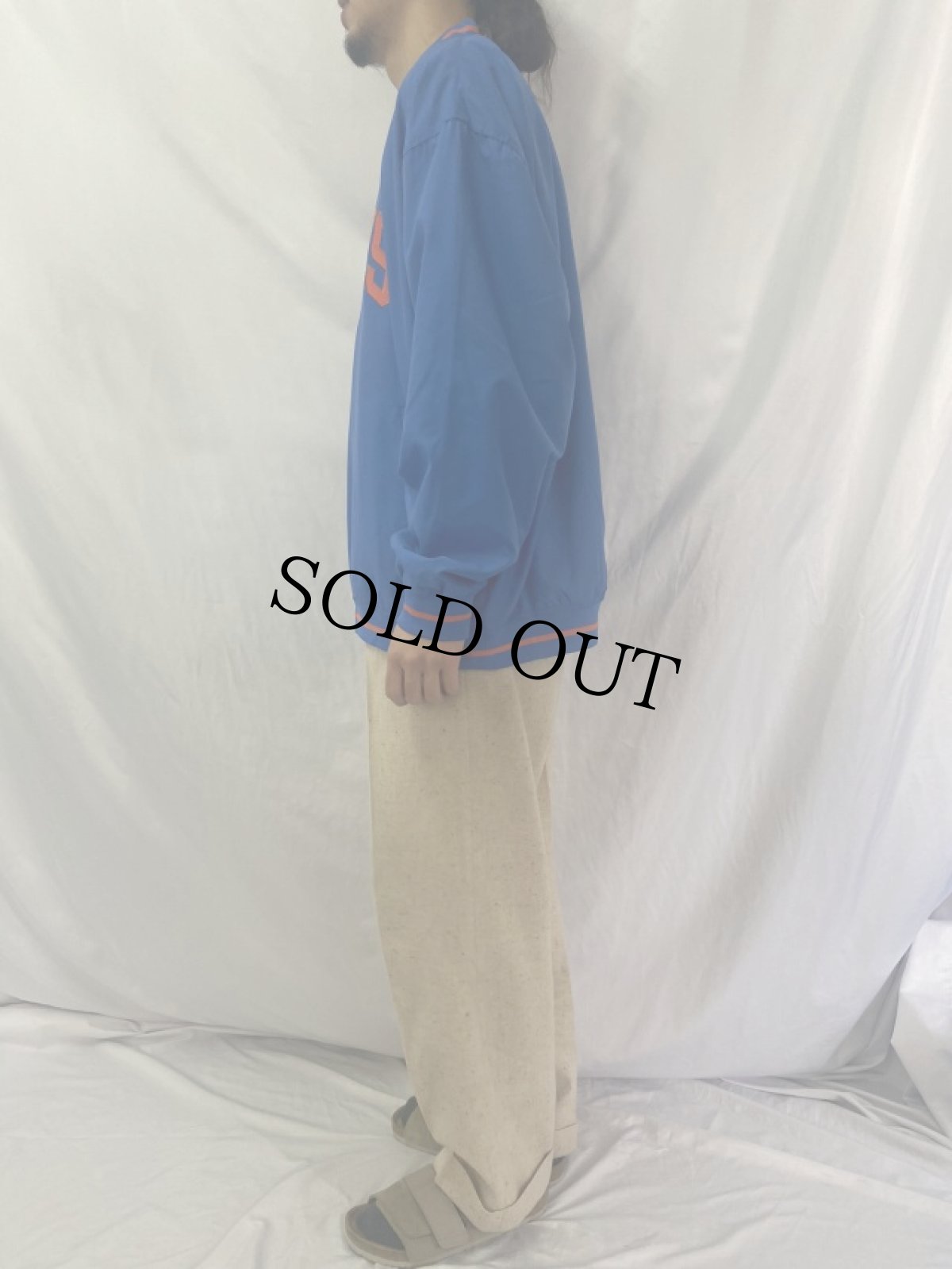 画像4: NBA KNICKS ウォームアッププルオーバー XL (4)