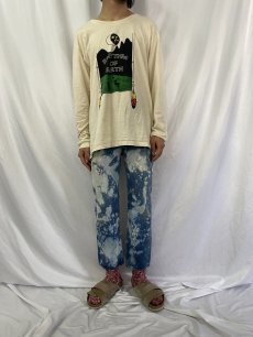 画像2: 70's Levi's 501 66前期 ブリーチ デニムパンツ W29 (2)