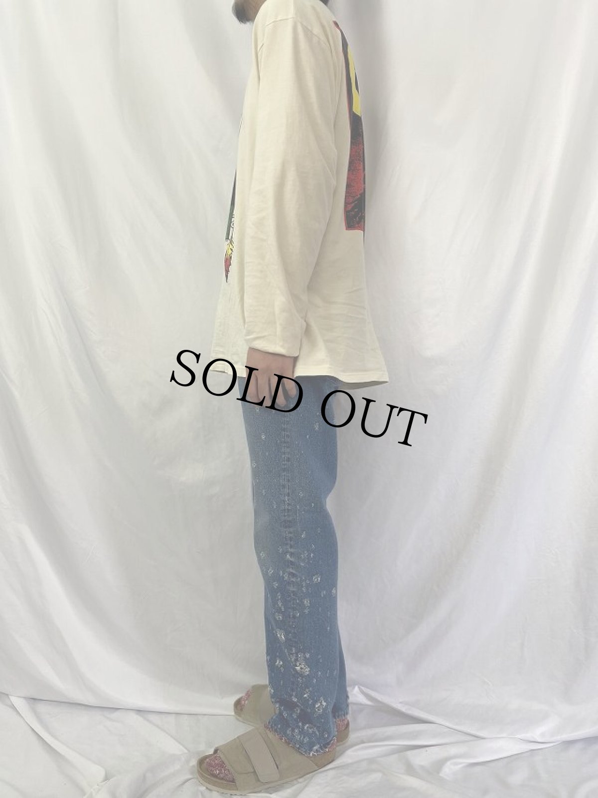 画像3: 80's Levi's 501 USA製 "内股シングル" ダメージデニムパンツ W31 (3)