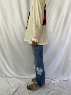 画像3: 70's Levi's 501 66前期 ブリーチ デニムパンツ W32 (3)