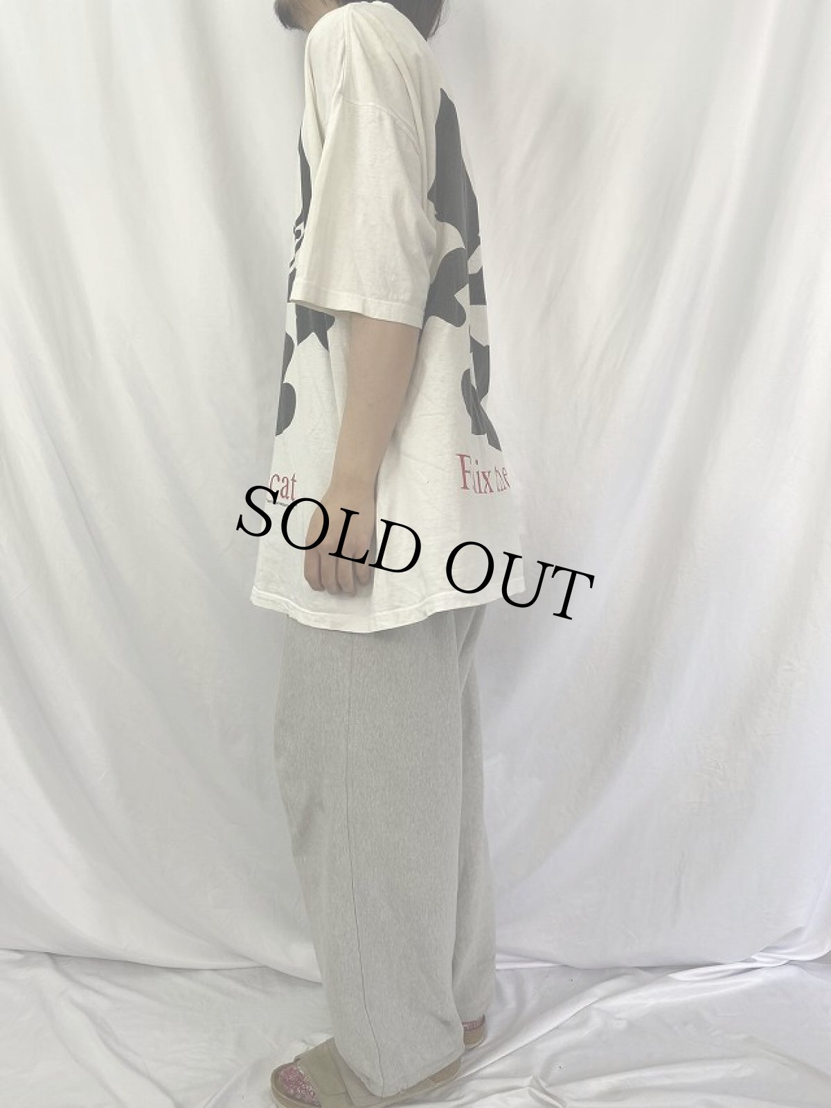 画像4: 90's FELIX  "Felix the cat"キャラクタープリントTシャツ (4)