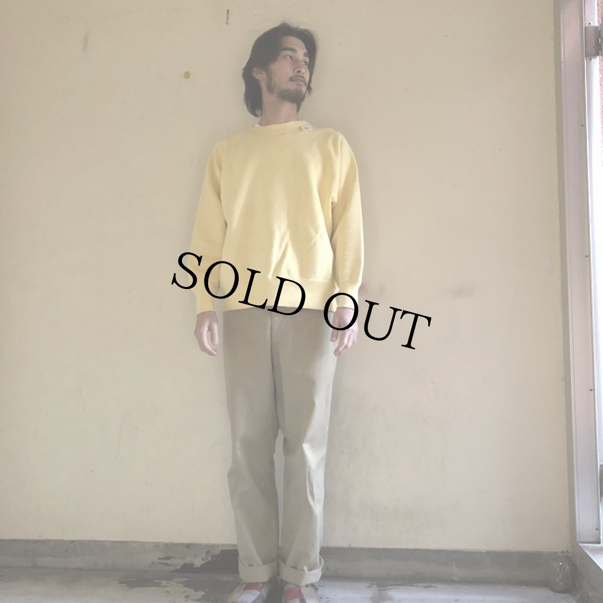 画像2: 〜60's AKOM フリーダムスリーブ無地スウェット (2)