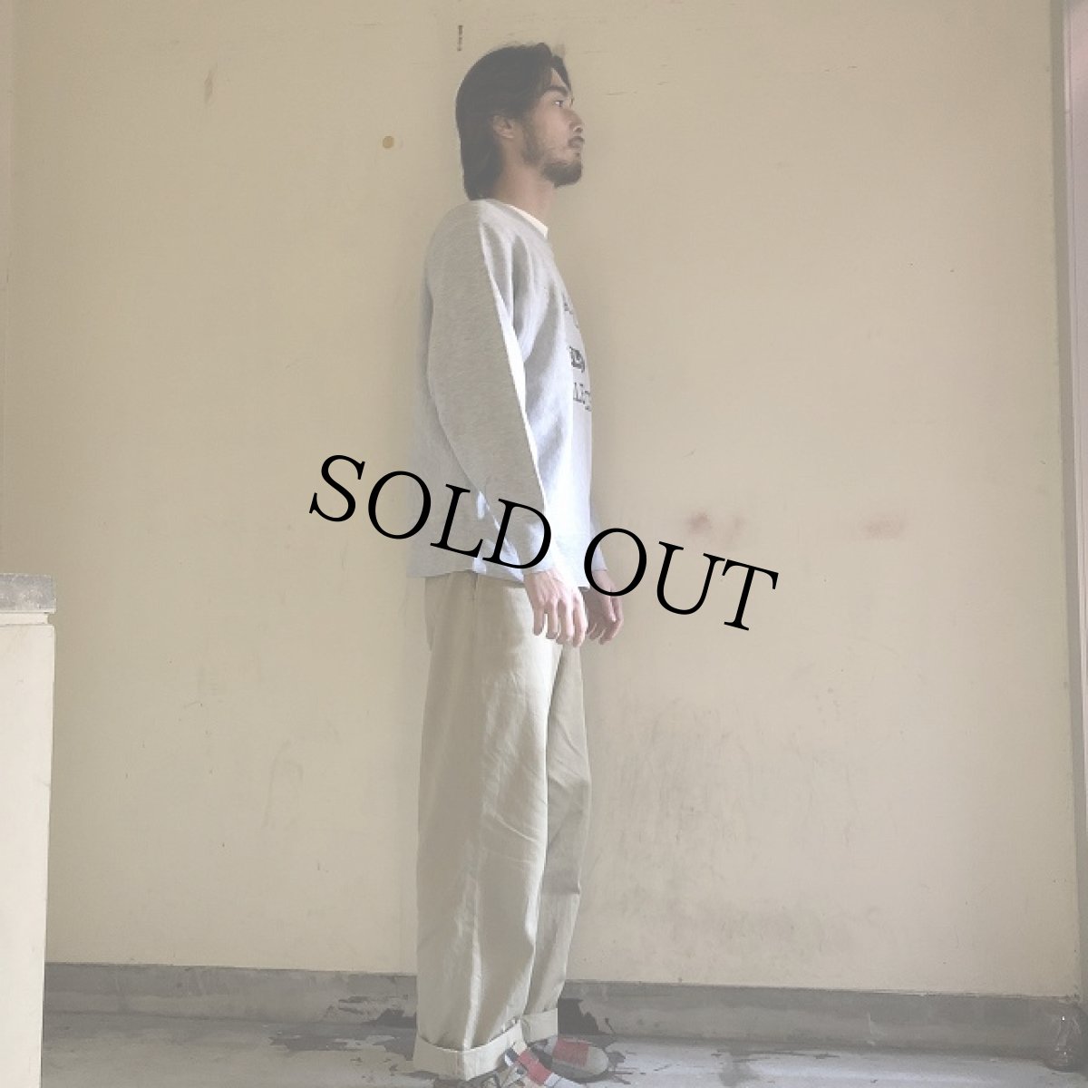 画像3: 70's Champion REVERSE WEAVE 単色タグ USA製 3段プリント スウェット (3)