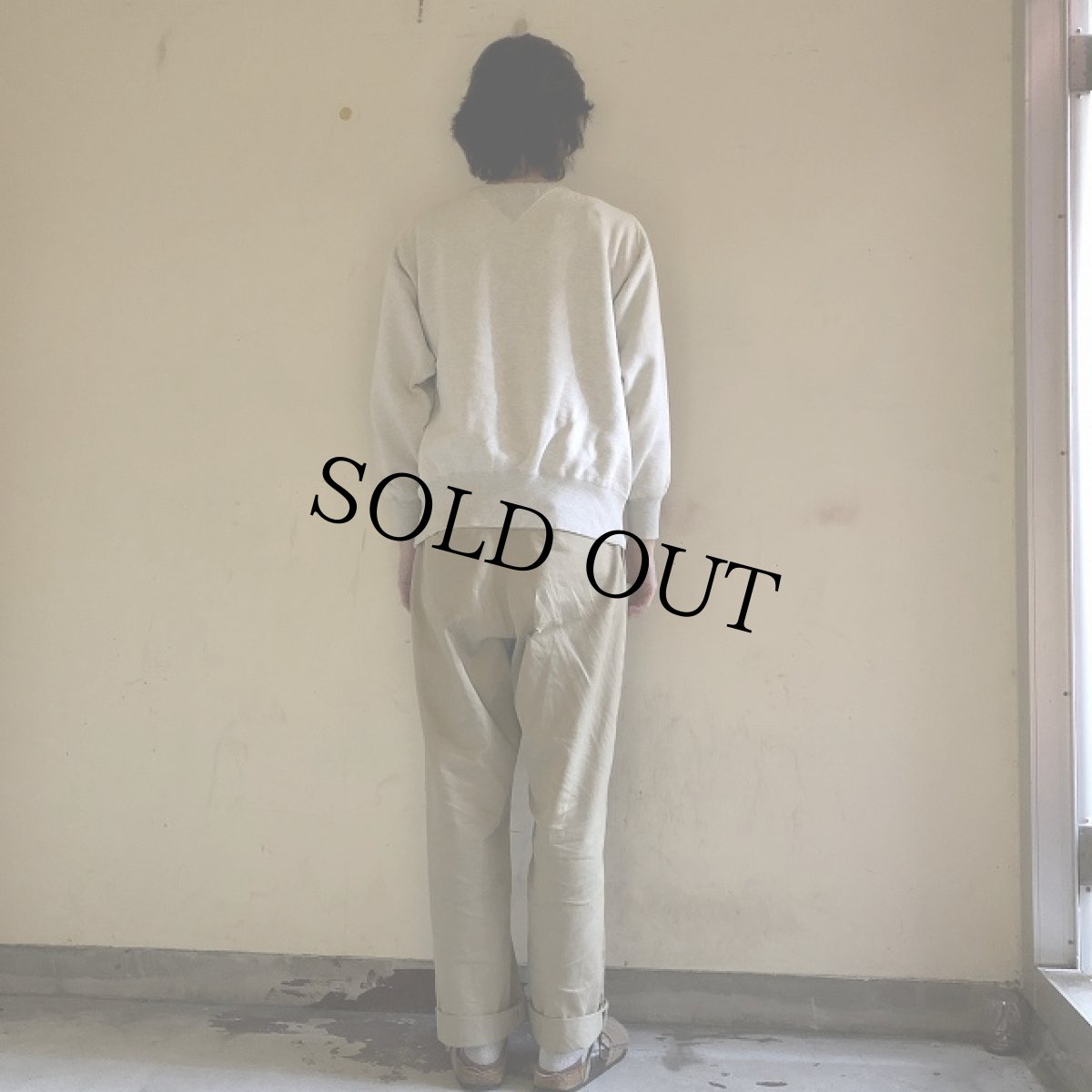 画像4: 40's Duxbak 両V フリーダムスリーブ 無地スウェット (4)