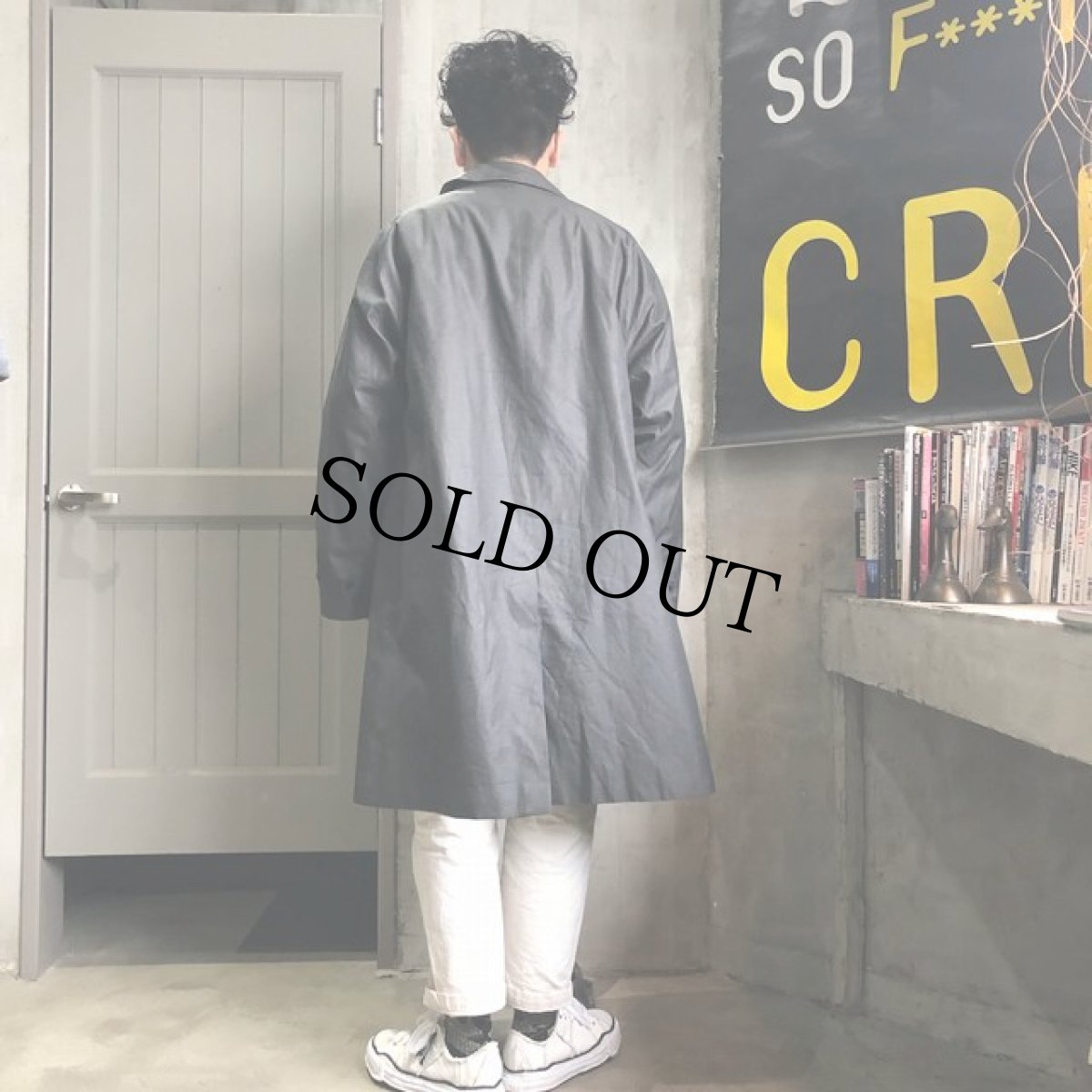 画像5: 70's Aquascutum ENGLAND製 一枚袖バルマカーンコート (5)