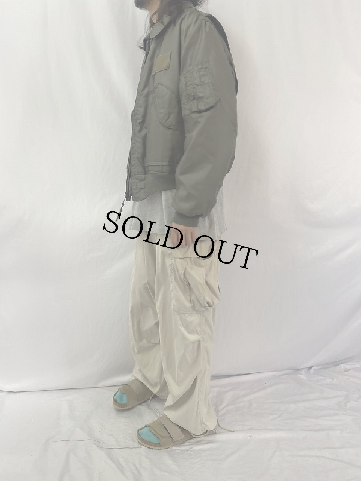 画像3: 70〜80's U.S.AIR FORCE CWU-45/P "TYPE B" フライトジャケット (3)