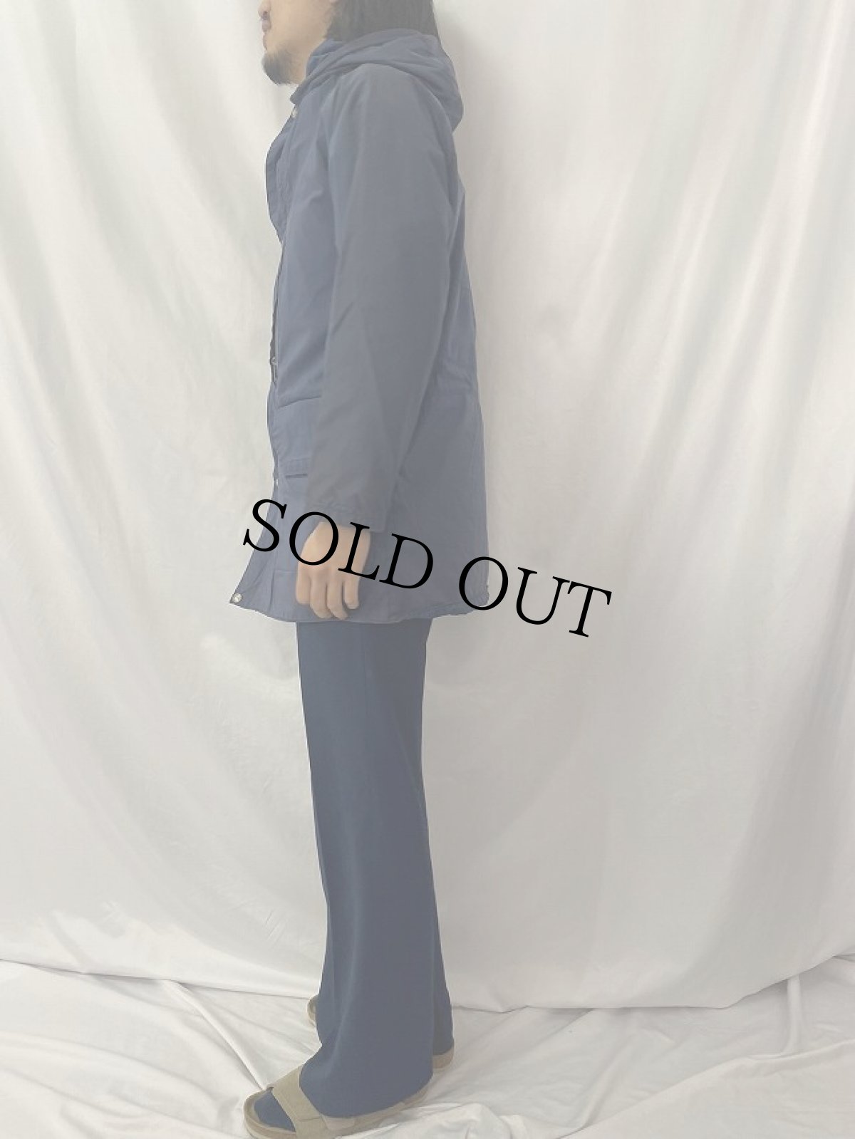 画像3: 70's THE NORTH FACE 茶タグ  ナイロンマウンテンパーカー NAVY S (3)