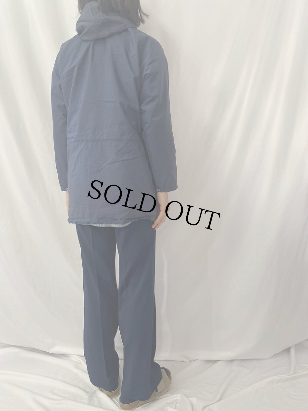 画像4: 70's THE NORTH FACE 茶タグ  ナイロンマウンテンパーカー NAVY S (4)