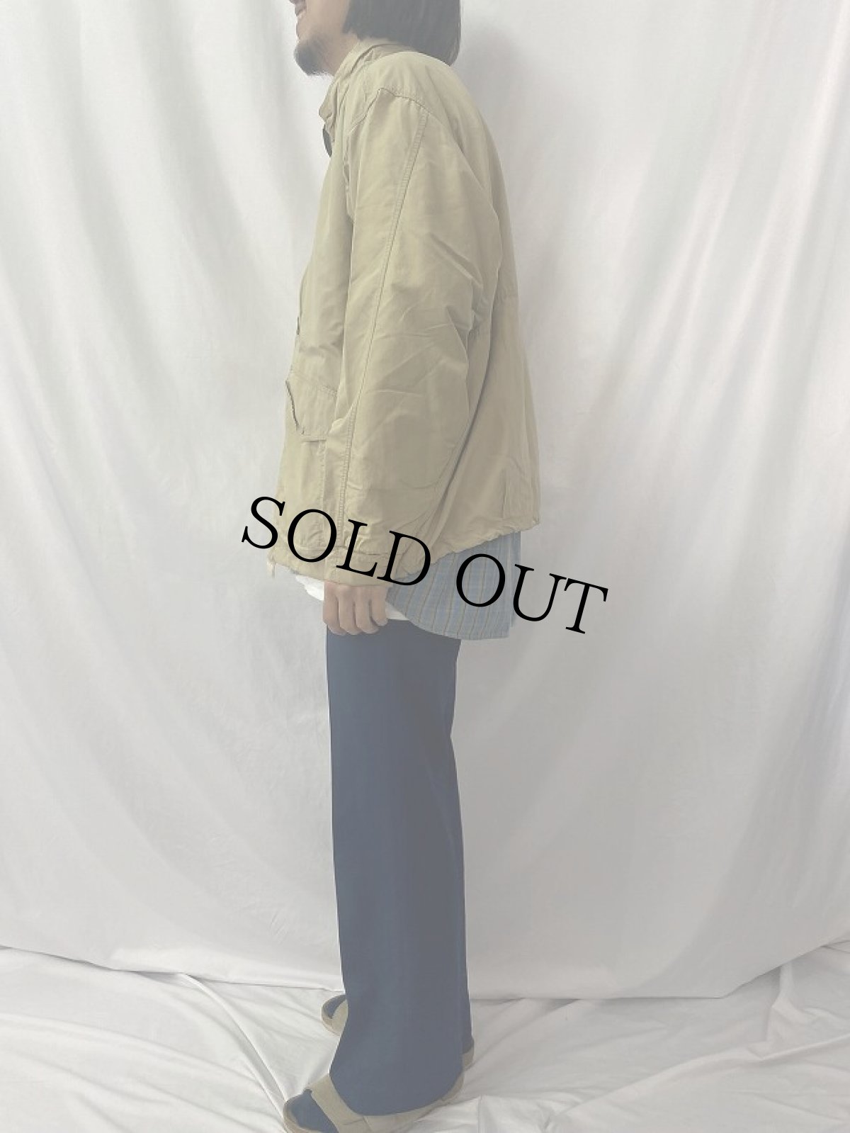 画像3: 80's Patagonia USA製 最初期 コットン×ナイロン バギーズジャケット XL (3)