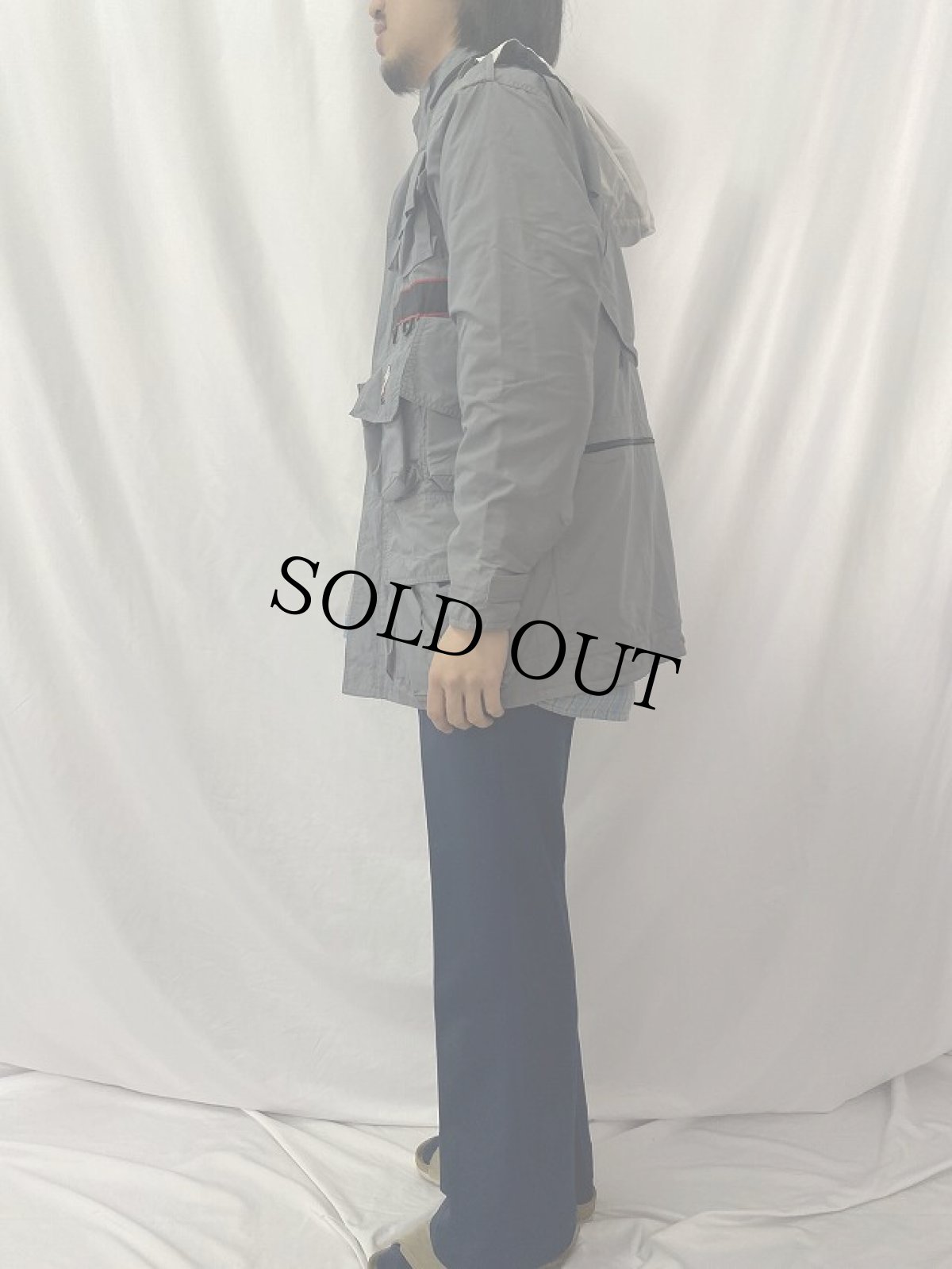 画像3: 90's〜 LION'S HOLLOW USA製 マルチポケット フィッシングジャケット M (3)