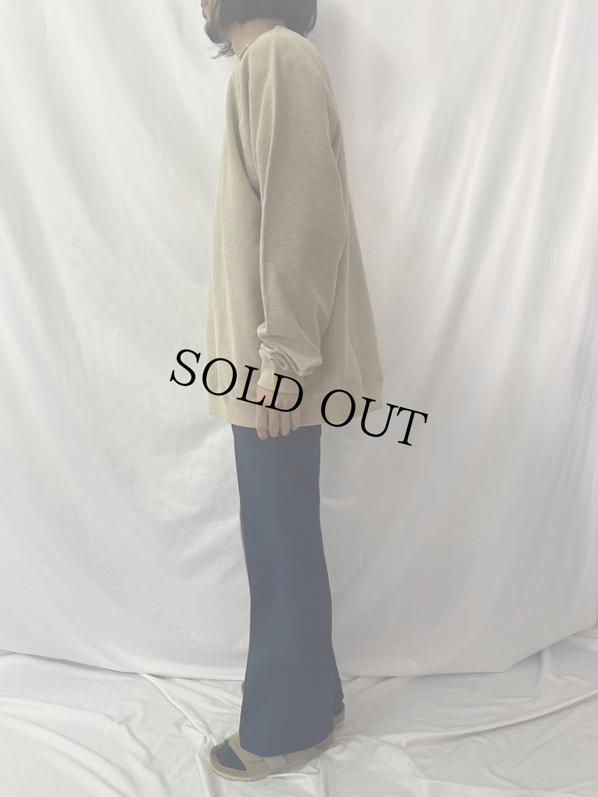 画像3: THE TERRITORY AHEAD USA製 前V パイルスウェット XXLT (3)