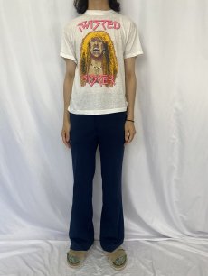 画像2: 80's Twisted Sister USA製 ヘヴィメタルバンドプリントTシャツ L (2)