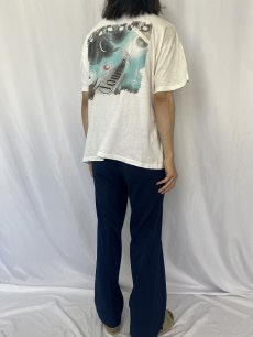 画像4: 90's KANSAS FRANCE製 "Leftoverture" バンドプリントポケットTシャツ XL (4)