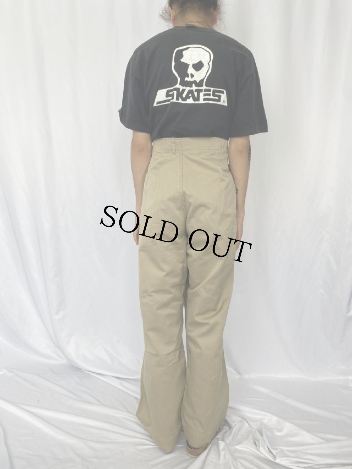 画像4: 40's U.S.ARMY "45チノ" トラウザーズ W42 (4)