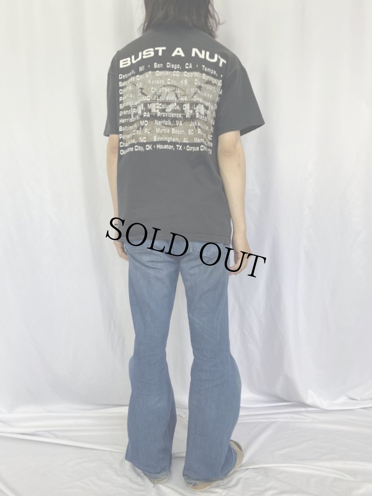 画像4: 90's TESLA USA製 "BUST A NUT" ハードロックバンド プリントTシャツ XL (4)