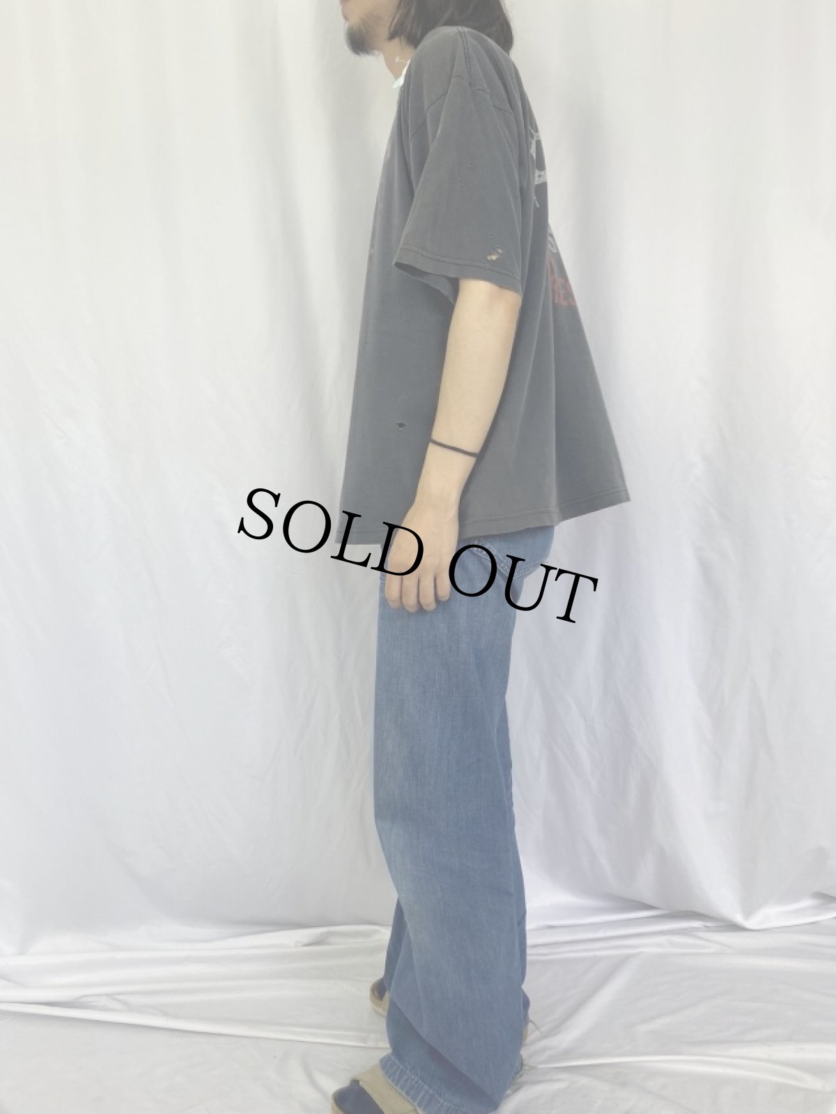 画像3: 90's Motley Crue "Crueheads Are Best Fuck The Rest" ヘヴィメタルバンド プリントTシャツ XL (3)