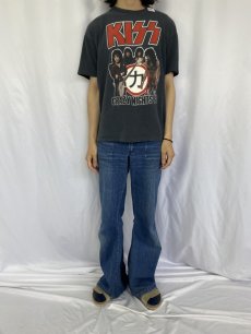 画像2: 80's KISS USA製 "CRAZY NIGTS 88" ロックバンドツアー プリントTシャツ XL (2)