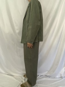 画像3: 50〜60's スウェーデン軍 プリズナージャケット/パンツ SETUP DEADSTOCK (3)