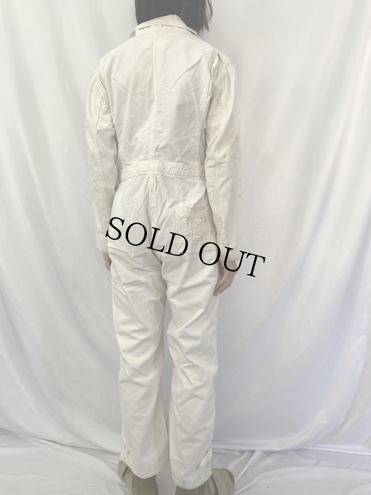 画像4: 50's ALLEN OVERALL COMPANY コットンツイル オールインワン (4)