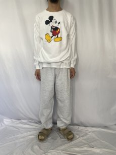 画像2: 80's Disney MICKEY MOUSE USA製 キャラクタープリントスウェット XL (2)