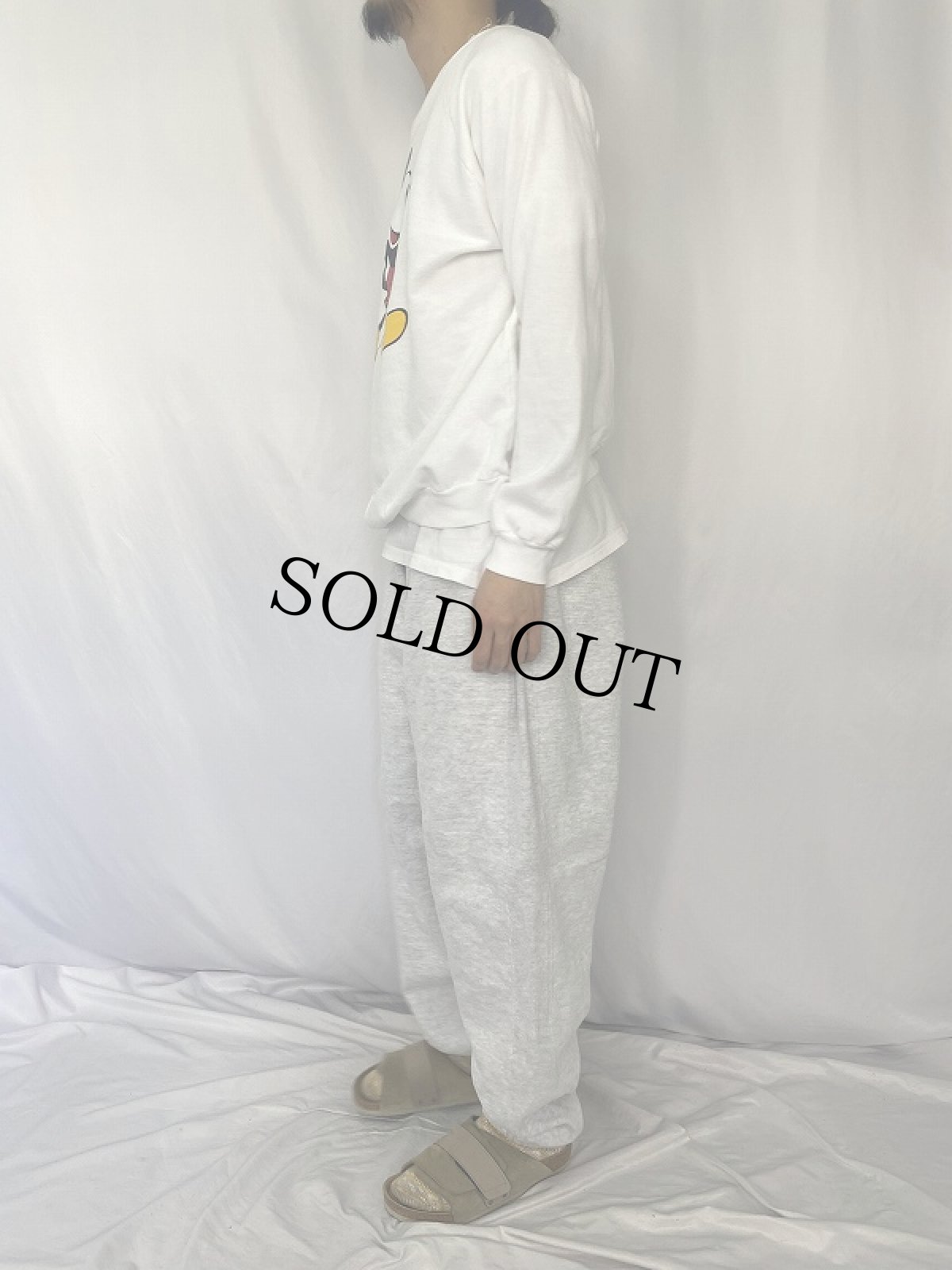 画像3: 80's Disney MICKEY MOUSE USA製 キャラクタープリントスウェット XL (3)