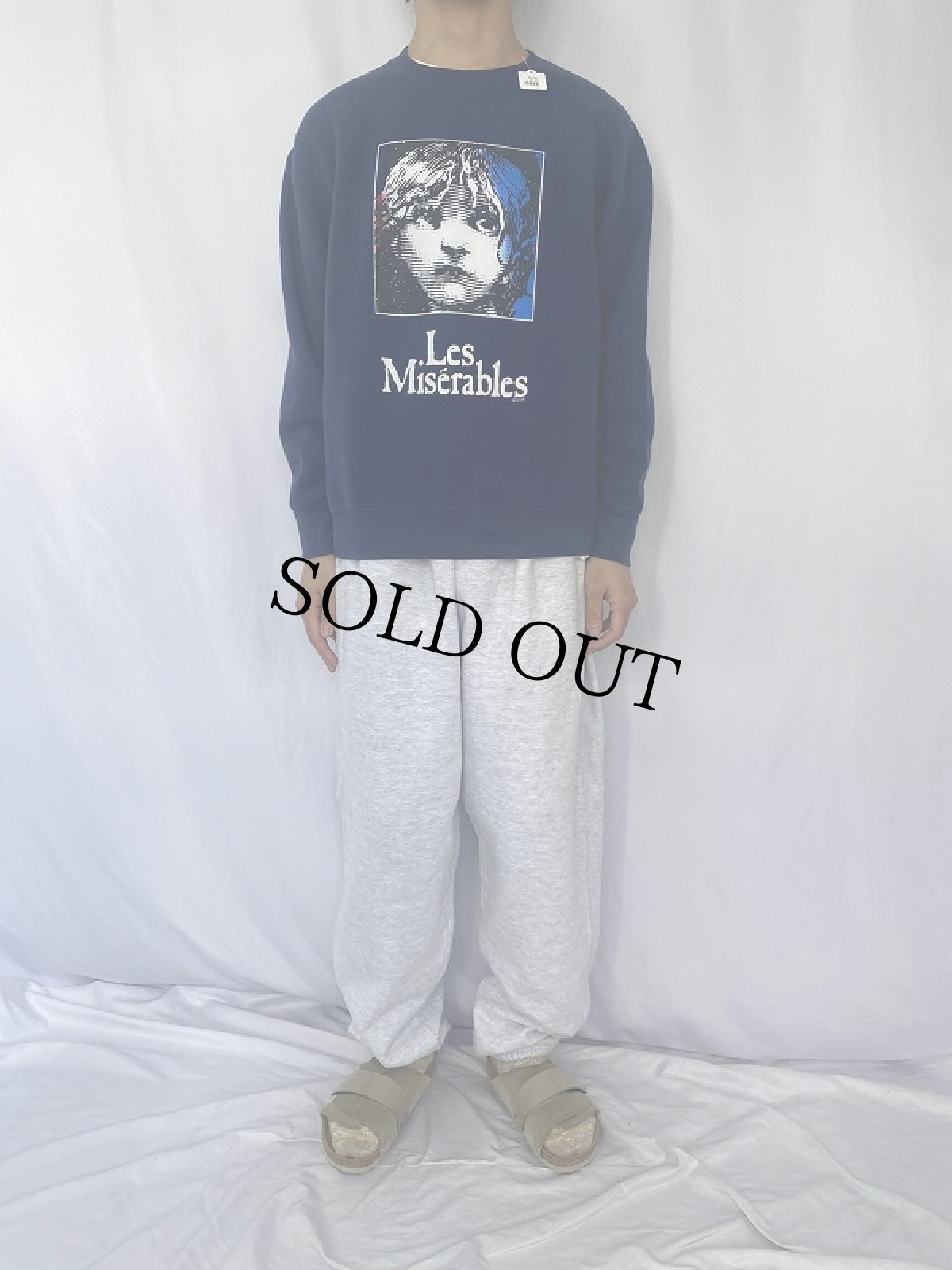 画像2: Les Miserables ミュージカルプリントスウェット L (2)