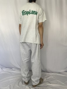 画像4: 90's Tropicana CANADA製 飲料メーカー ロゴプリントTシャツ XL (4)