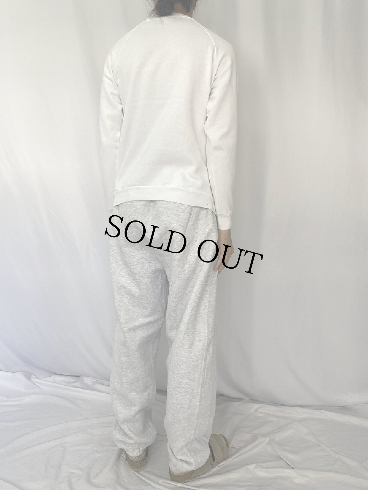 画像4: 90's USA製 "ONE VERY NEAT GRANDMOTHER" イラストプリントスウェット M (4)