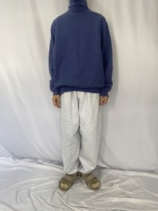 画像2: 90's LANDS'END USA製 タートルネックスウェット XL (2)