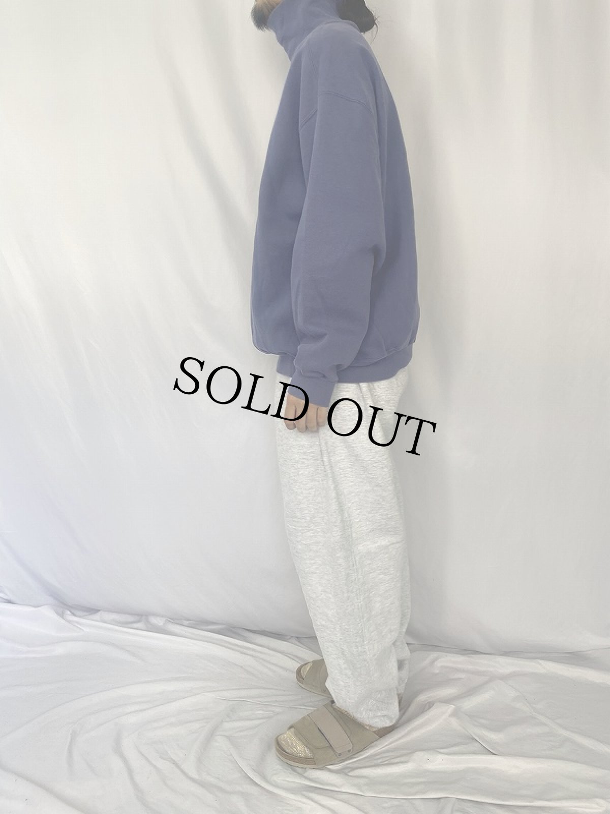 画像3: 90's LANDS'END USA製 タートルネックスウェット XL (3)