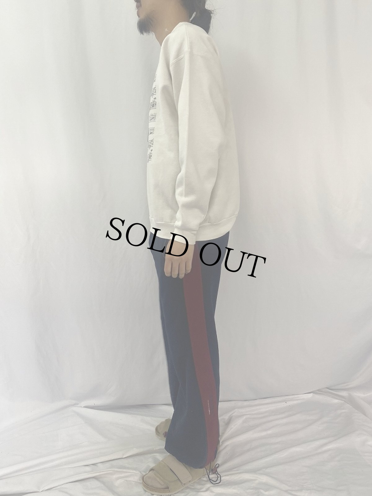 画像3: 90's "Handl's MESSIAH" 音楽家プリントスウェット XL (3)