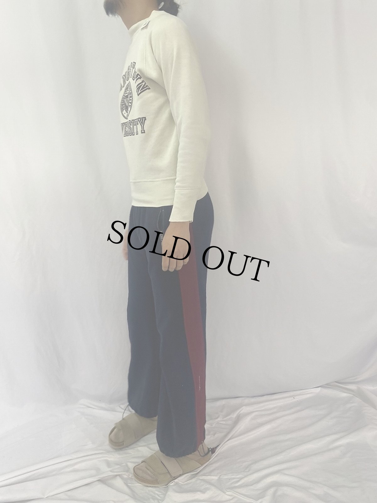 画像3: 60's "YOUNGSTOWN UNIVERSITY" 脇下ガゼット プリントスウェット (3)